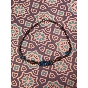 Vintage Turquoise & Silver Necklace Beautiful Gift Great Fit Casual Vacation Fun